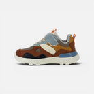 JOGGY SCRATCH - PUR NAPPA - BROWN-JEANS - BASKETS
