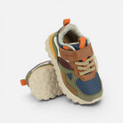 JOGGY SCRATCH - PUR NAPPA - NAVY-KAKI - BASKETS