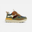 JOGGY SCRATCH - PUR NAPPA - NAVY-KAKI - BASKETS