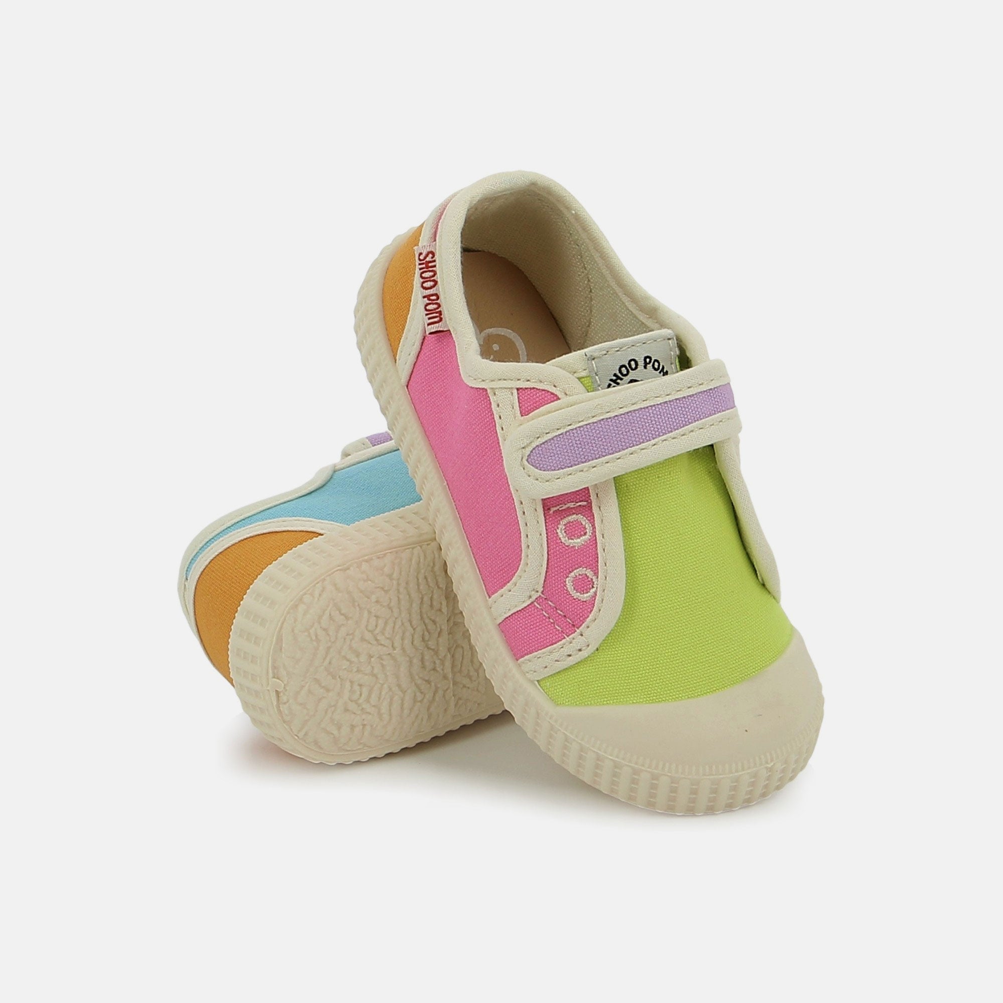 JUJU EASY - CANVAS - ROSE-MULTI - BASKETS