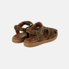 KERALA EASY STRAP - SUEDE - LEOPARD CAMEL - SANDALS