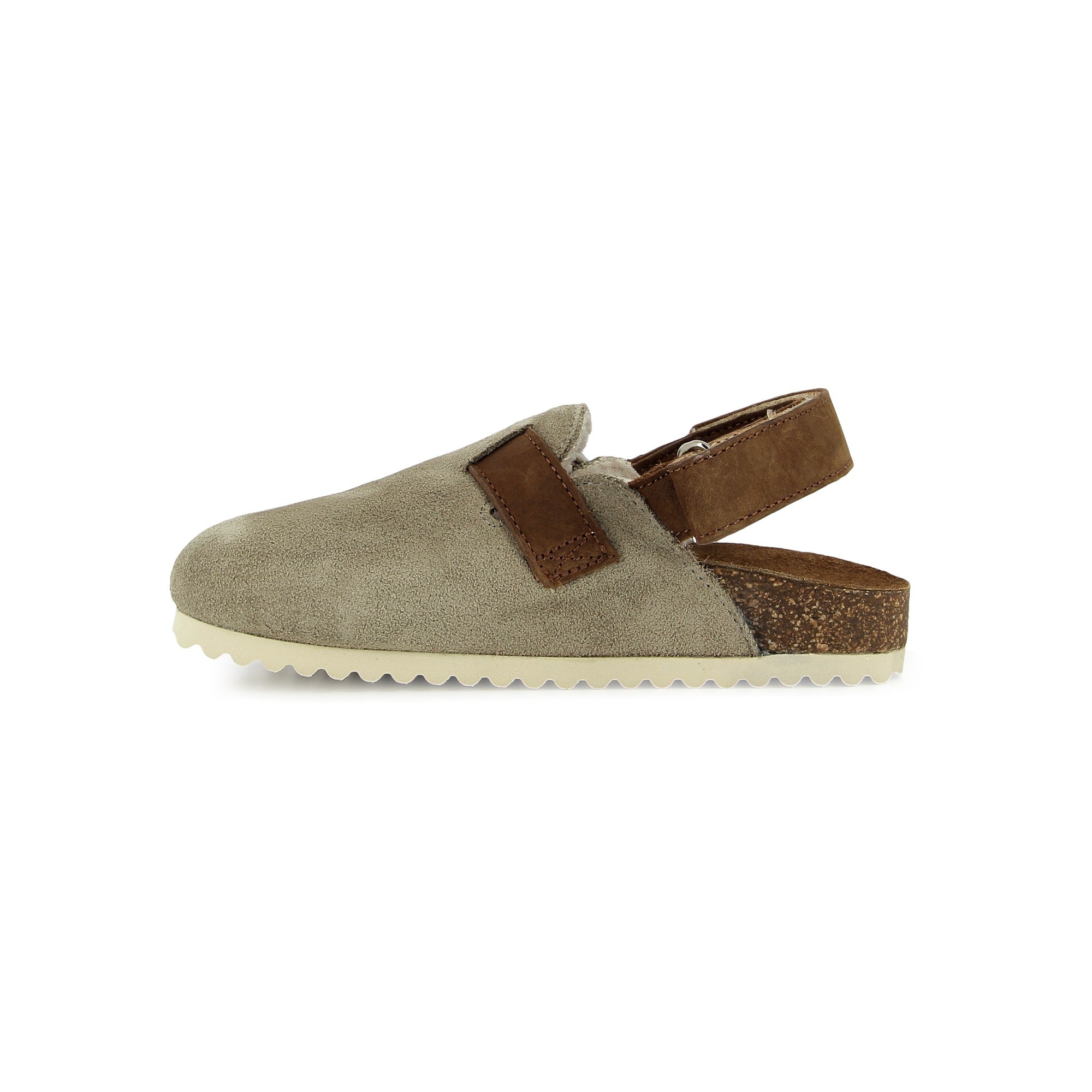 LUV FUR - VELOURS OILY - EARTH - MULE