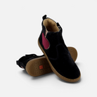 PLAY APPLE TUFF VELOURS OILY NAVY BOOTS & BOTTINES