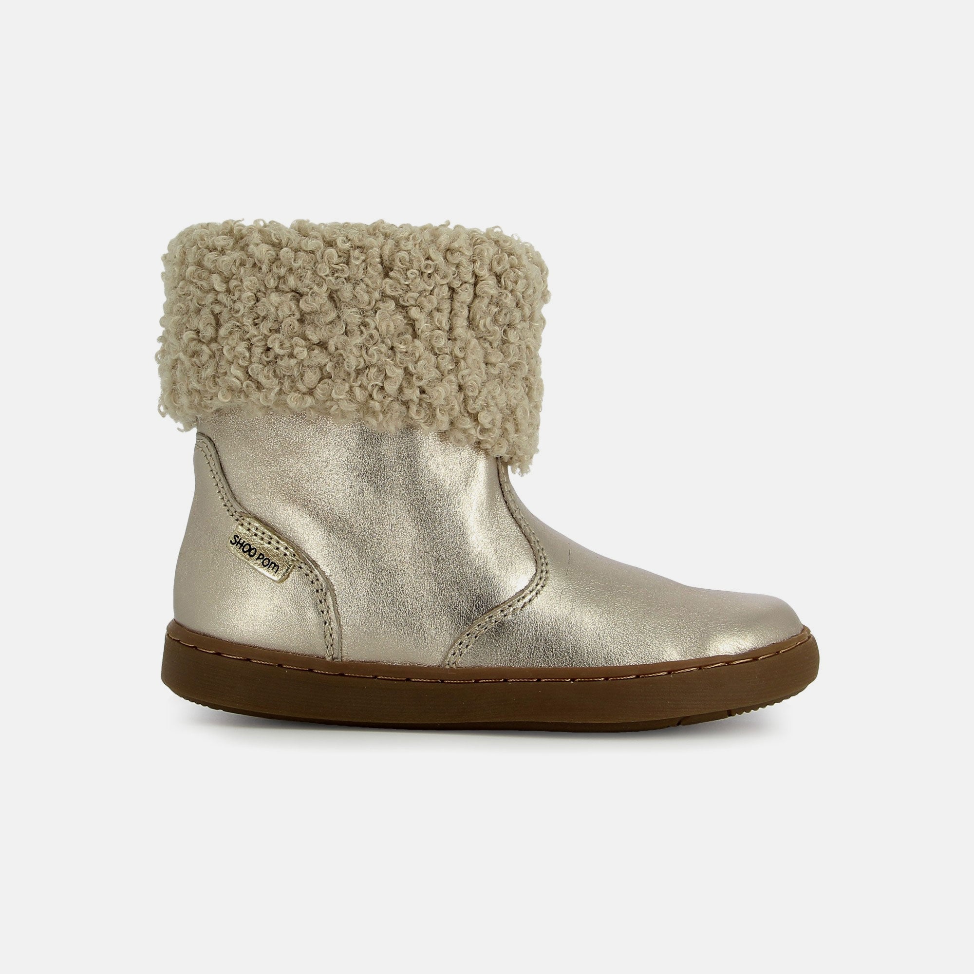 PLAY BOOTS FUR - COW FLASH - LIGHT BRONZE - BOOTS & BOTTINES