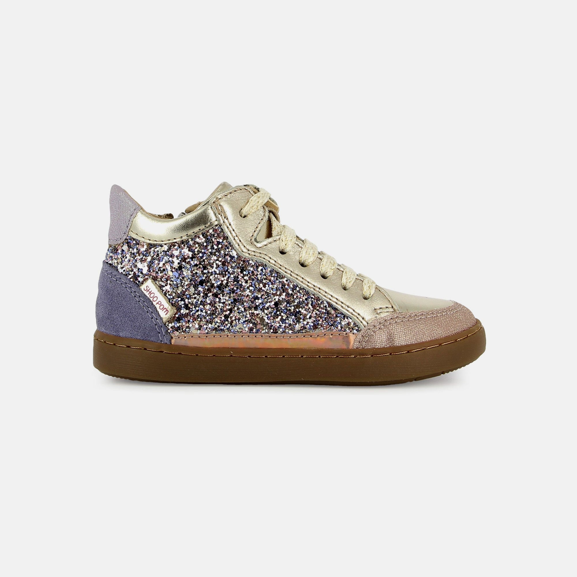 PLAY CONNECT - LAMINATO-GLITTE - PLATINE - BASKETS