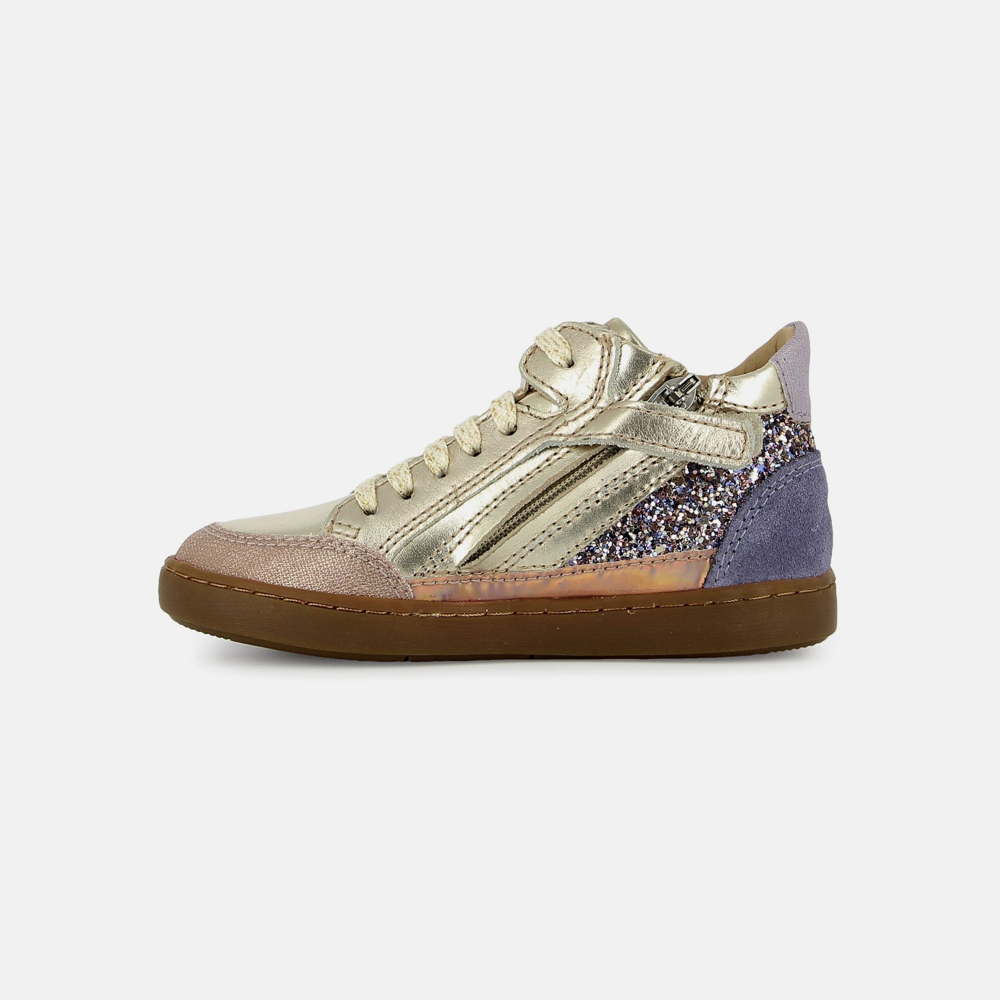 PLAY CONNECT - LAMINATO-GLITTE - PLATINE - BASKETS