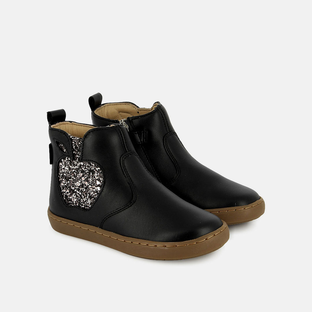 PLAY NEW APPLE - NAPPA-GLOSS - BLACK-METAL - BOOTS & BOTTINES