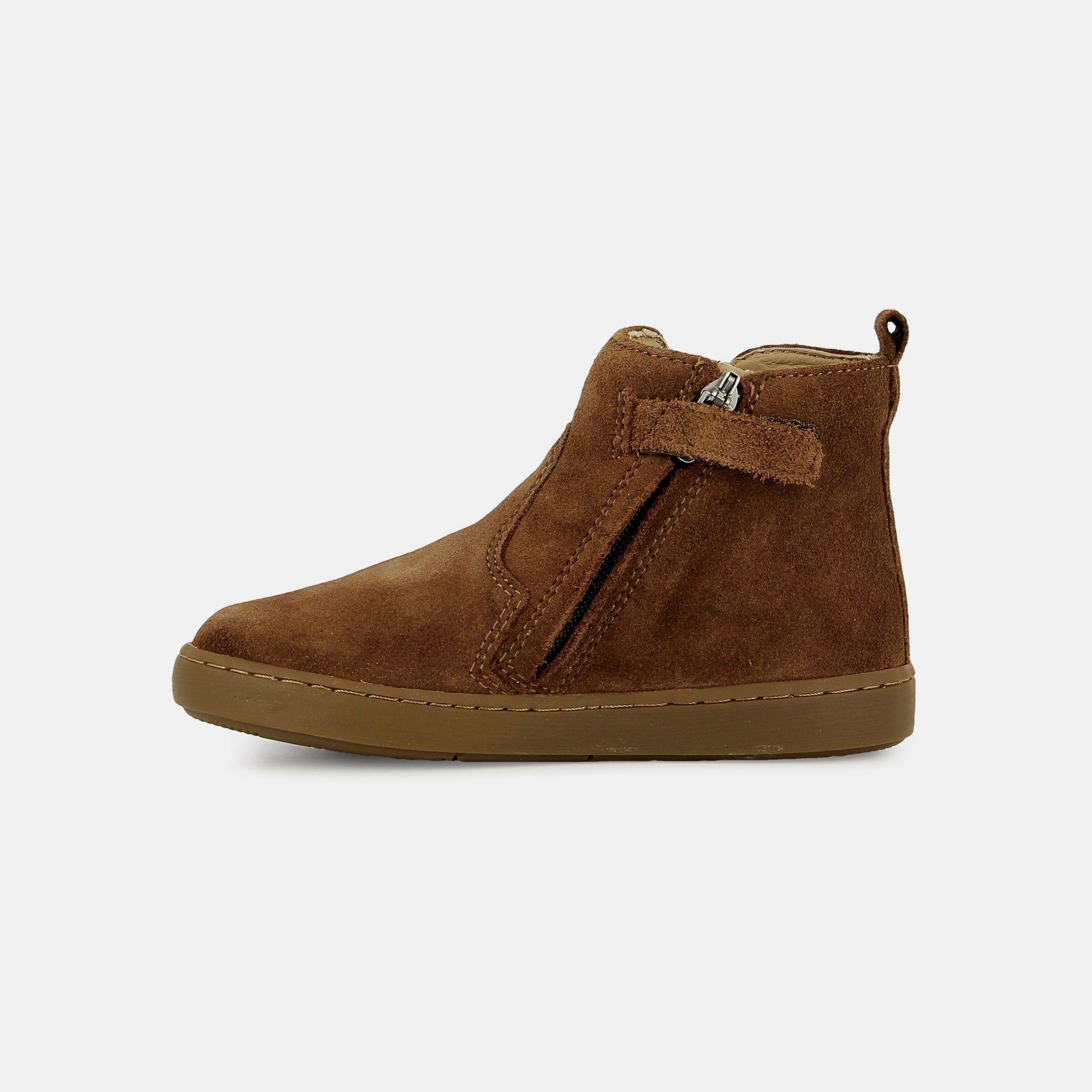 PLAY NEW APPLE - VELOURS OILY - CAMEL - BOOTS & BOTTINES