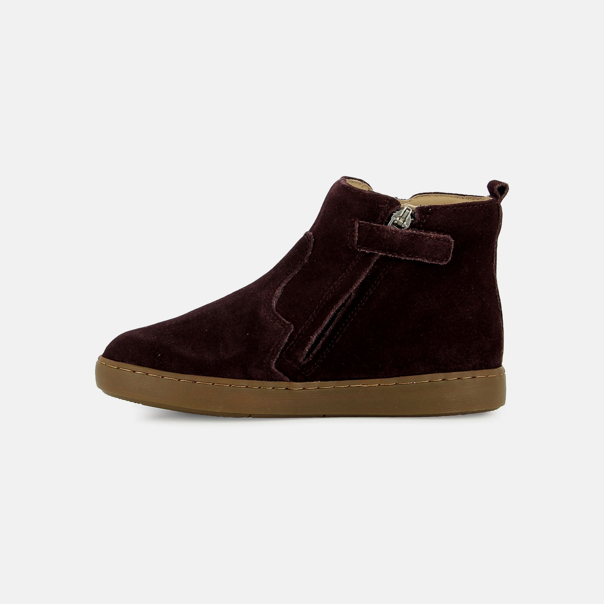 PLAY NEW APPLE VELOURS OILY PURPLE BOOTS & BOTTINES