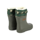 PLOC FUR CAOUTCHOUC NYLO KAKI TARTAN BOTTES DE PLUIE