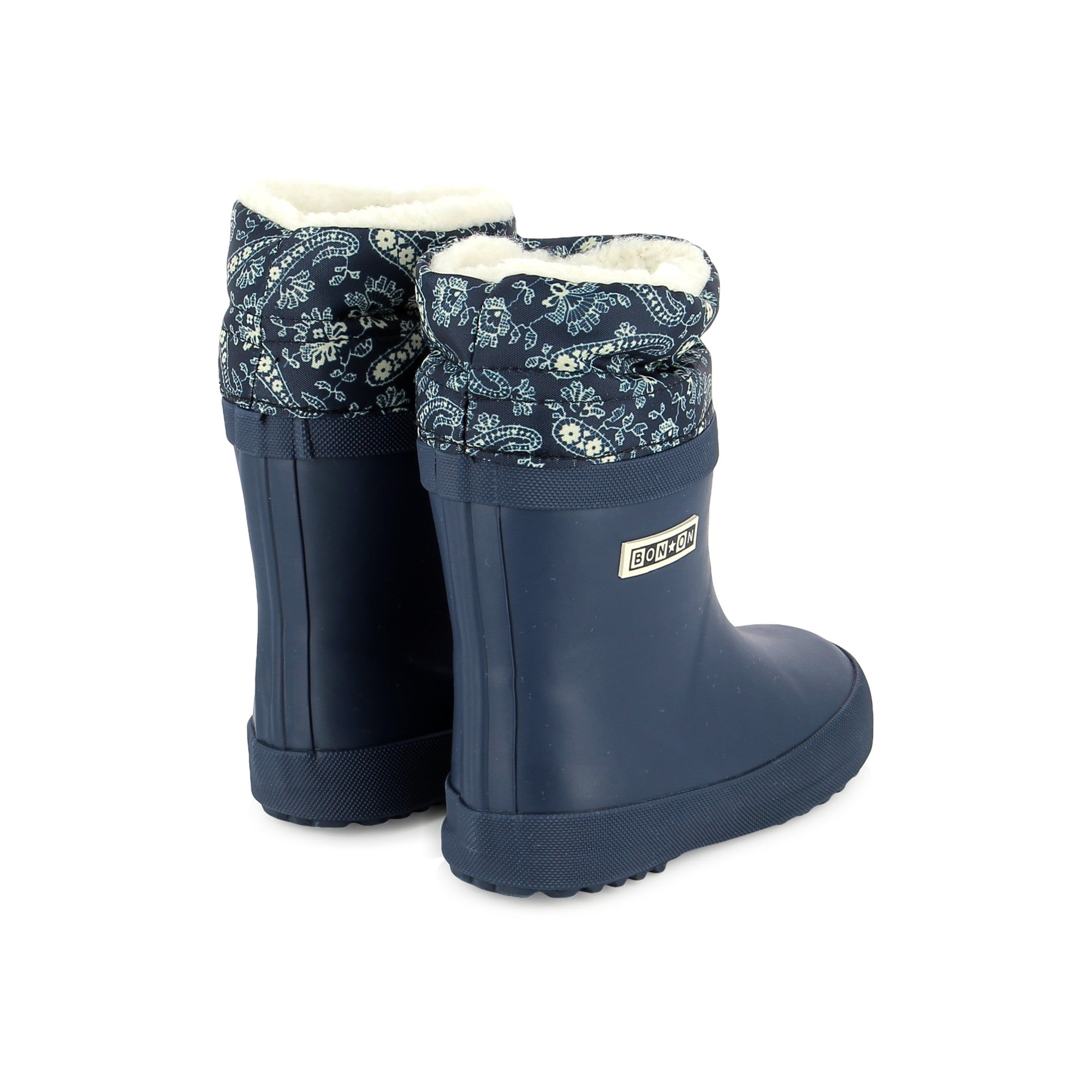 PLOC FUR CAOUTCHOUC NYLO NAVY BANDANA BOTTES DE PLUIE