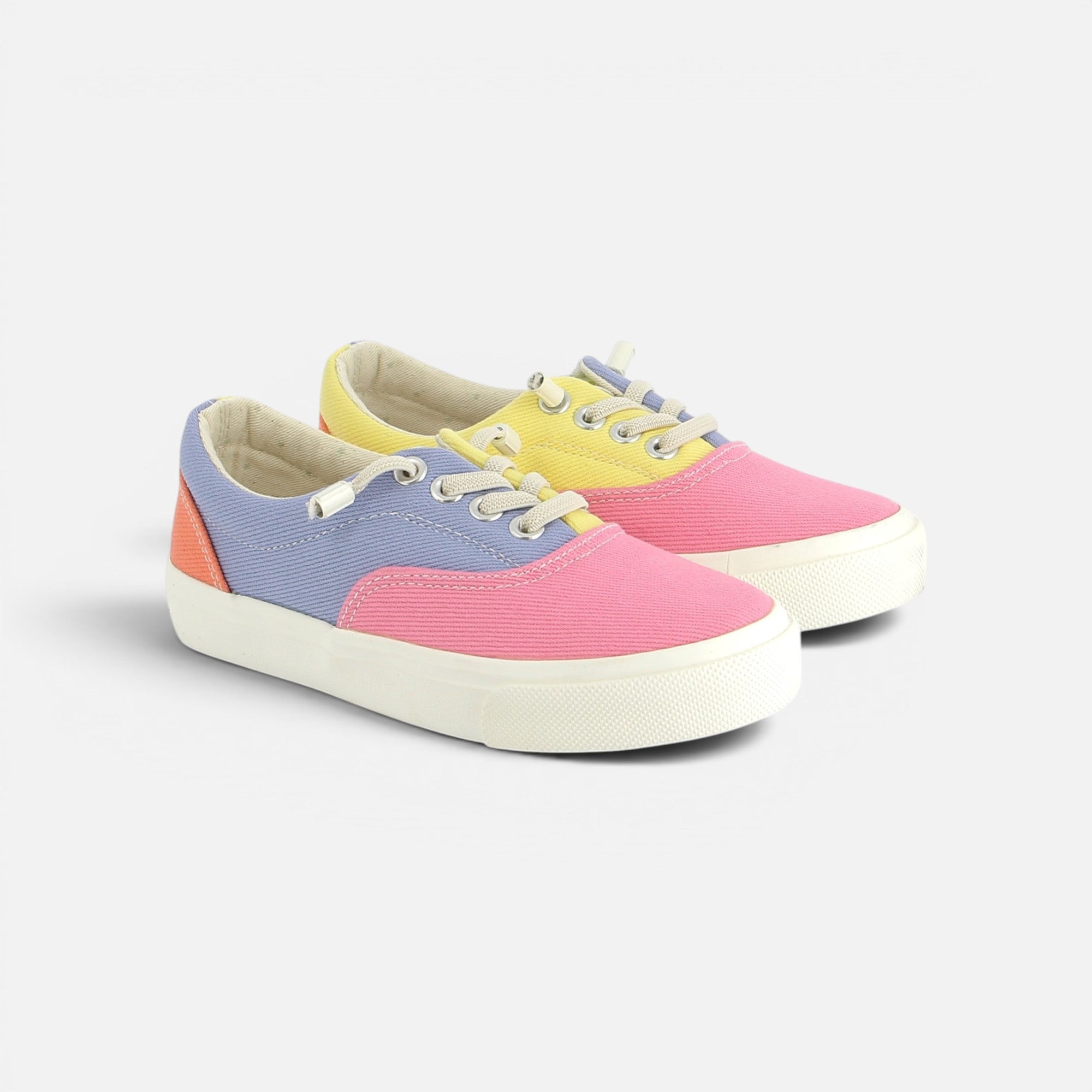 SKATE LACE - CANVAS - MULTI CANDY PINK - BASKETS