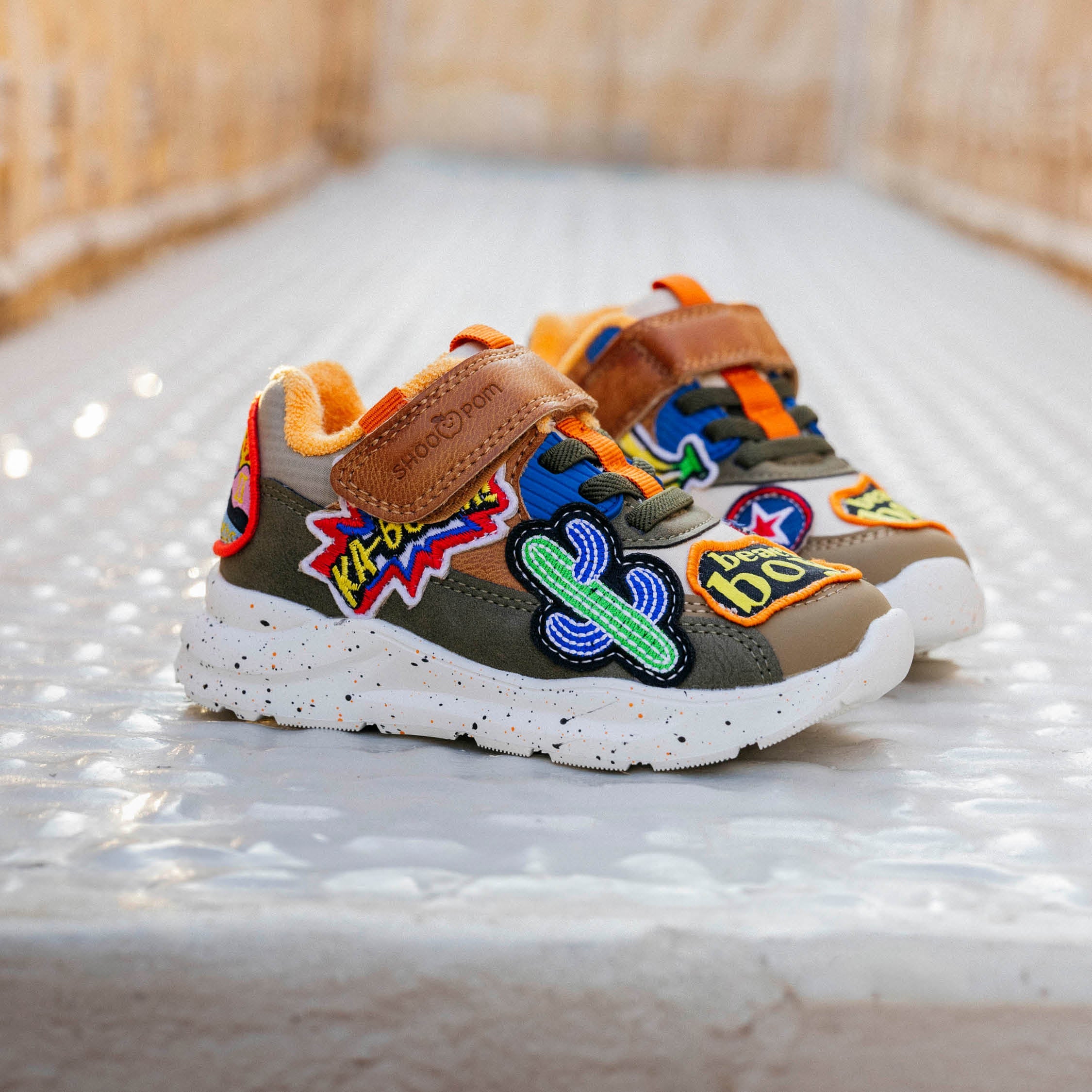 Baskets Enfant Chaussure Shoo Pom Fille SNEAK PATCH Shoes Shoo Pom