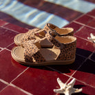 TITY CROSS EASY - VELOURS - BABYLEO NUTS - SANDALES