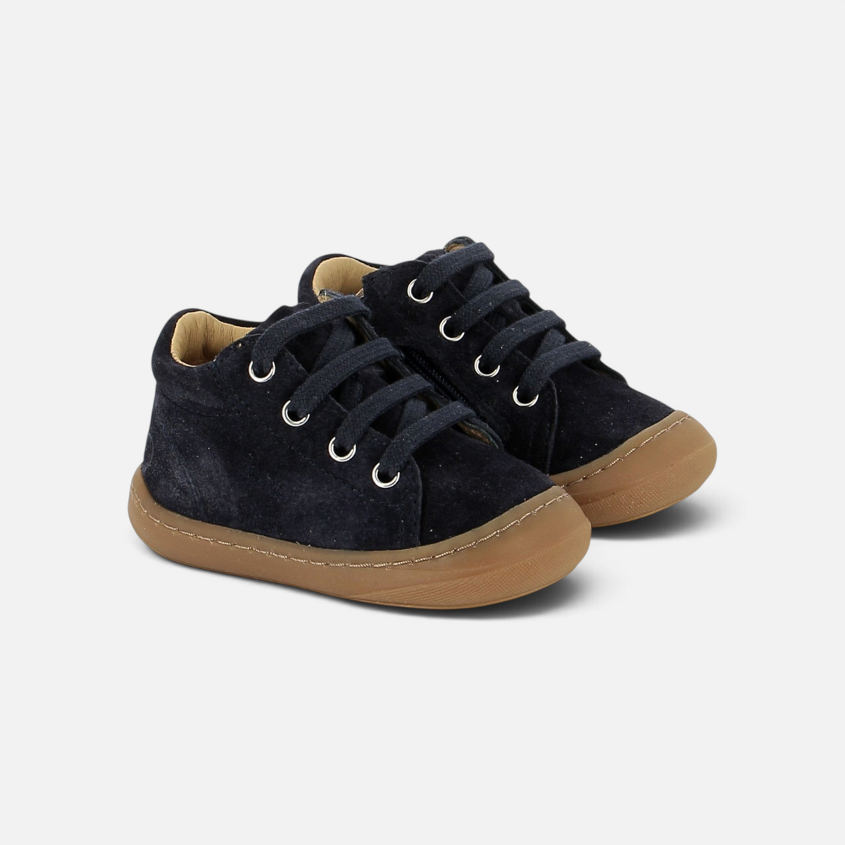 TOM ZIP LACE - VELOURS - NAVY