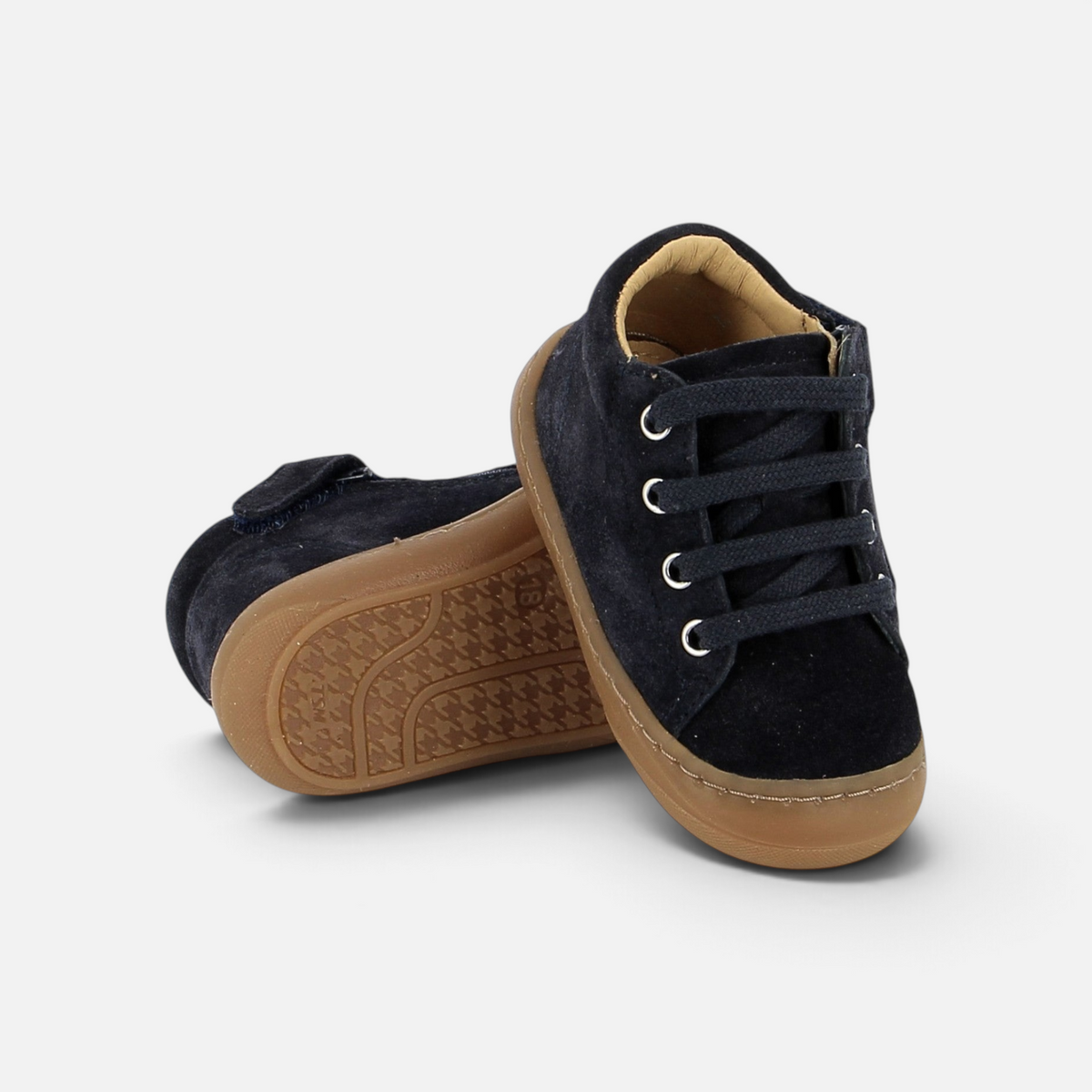 TOM ZIP LACE - VELOURS - NAVY