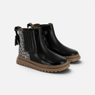 WONDER BOOTS - NAPPA - BLACK-GLITTER