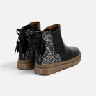 WONDER BOOTS - NAPPA - BLACK-GLITTER