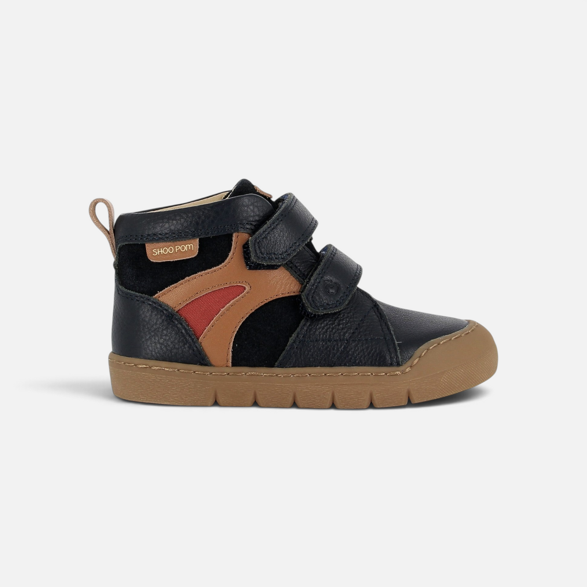YOYO EASY - NAPPA-VELOURS - NAVY-CAMEL