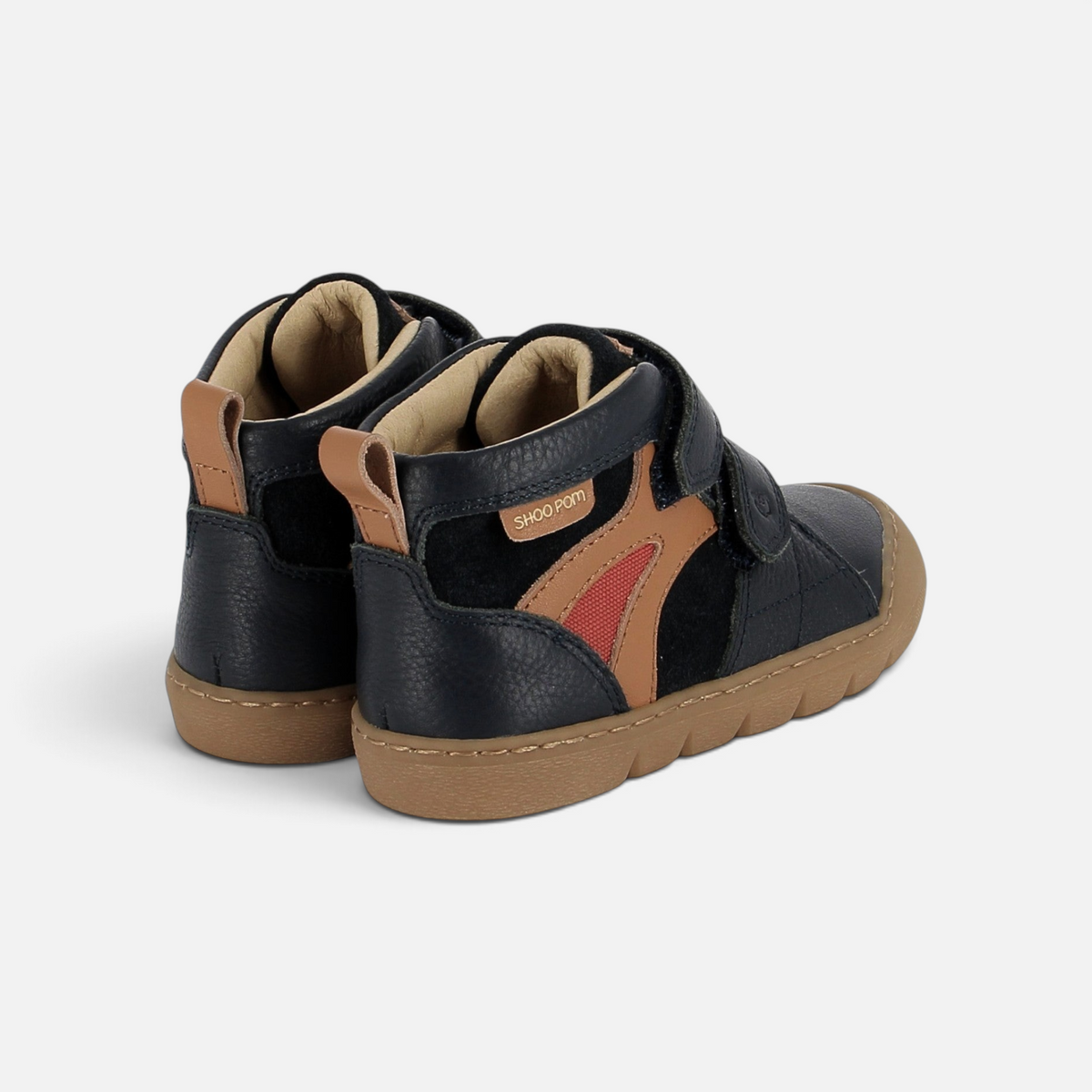 YOYO EASY - NAPPA-VELOURS - NAVY-CAMEL