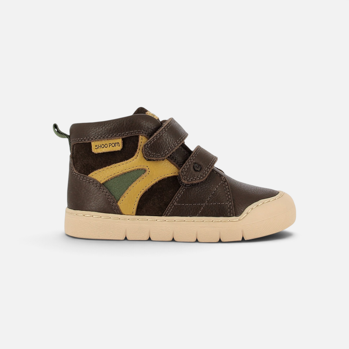 YOYO EASY - VELOURS-NAPPA - BROWN-CAMEL