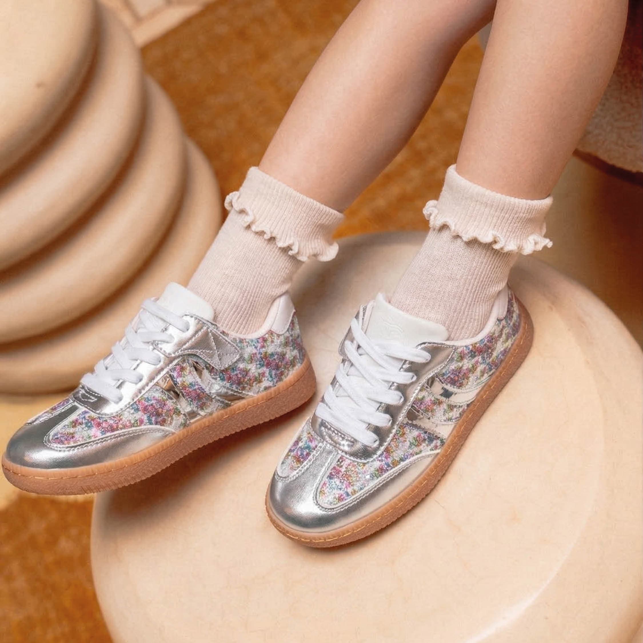 YUZU FAST LACE - SEQUINS - SILVER-FLO - BASKETS