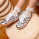 YUZU FAST LACE - SEQUINS - SILVER-FLO - BASKETS
